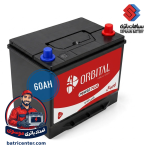 باتری 60 آمپر اوربیتال بلند D23 باتری موسوی قم
