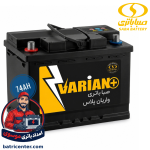 خرید و قیمت باتری 74 آمپر صبا پلاس واریان پلاس با 18 ماه گارانتی شرکتی مناسب سمند دنا و زانتیا