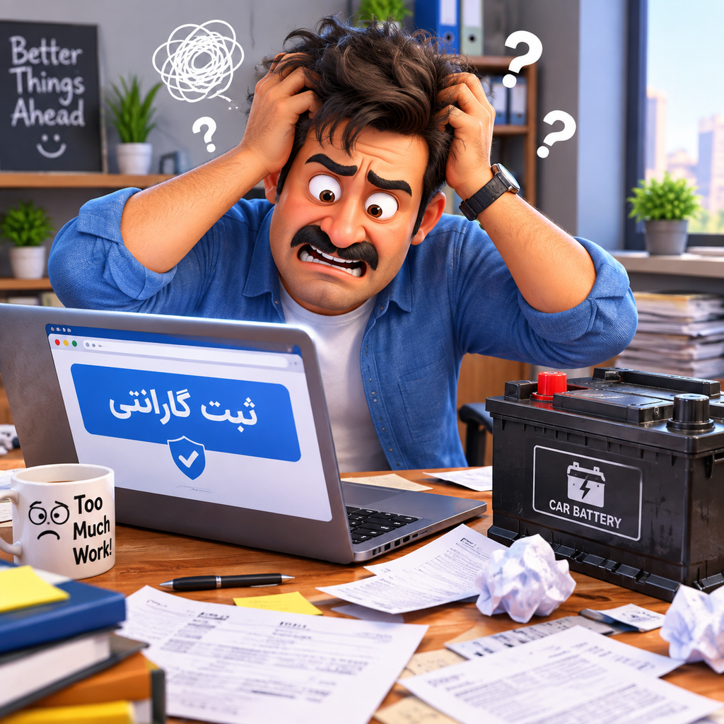 راهنمای تصویری مراحل فعال‌سازی و استعلام گارانتی محصولات سپاهان باتری (اوربیتال)